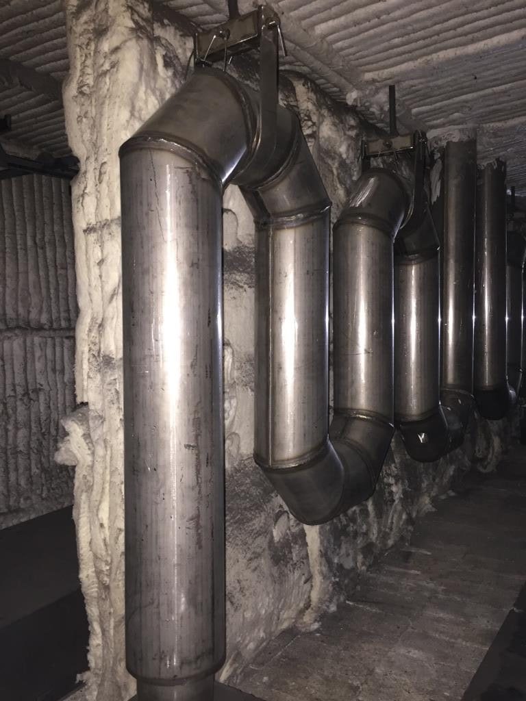 Replacement of radiant tubes