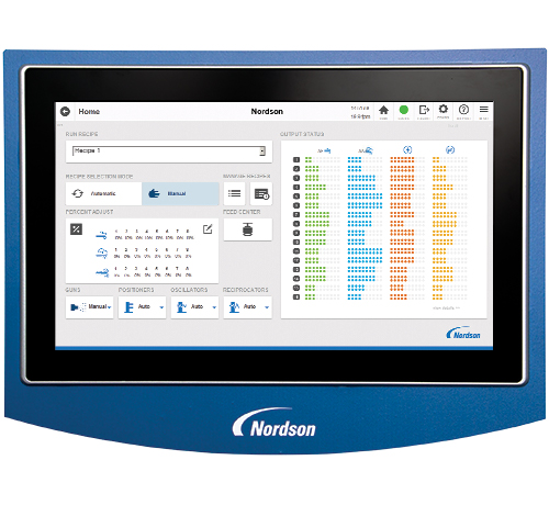 Nordson Encore Engage screen