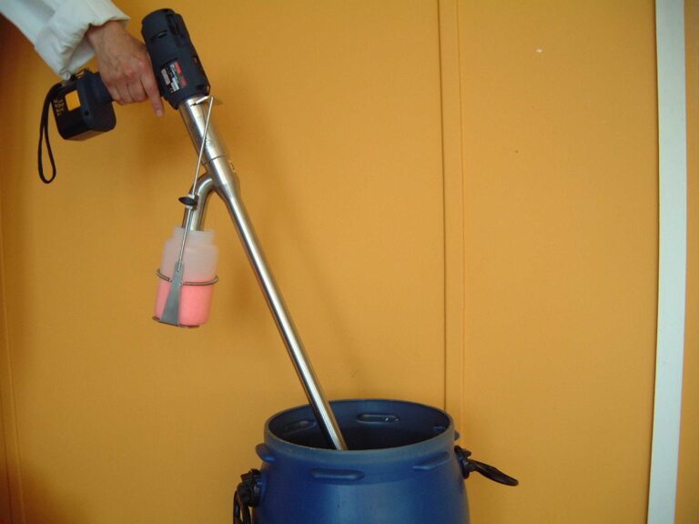 Powder enamel sampling Powder enamel sampling