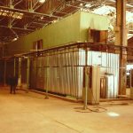 Reconstruction of large electrical heated enameling furnace