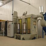 Powder enameling plant for hot water tanks at Ebil in Greece