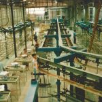 Traditional wet enameling plant for cooker parts