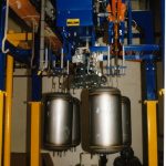 Automatic transfer of water heater tanks