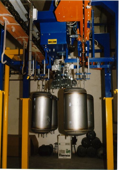 Automatic transfer of water heater tanks
