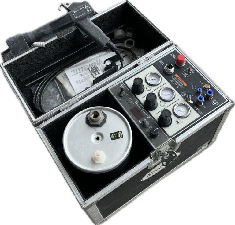 Used portable powder enamel coating system