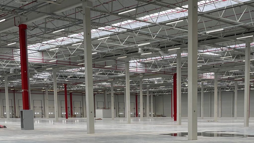 Future location of a new industrial enameling plant